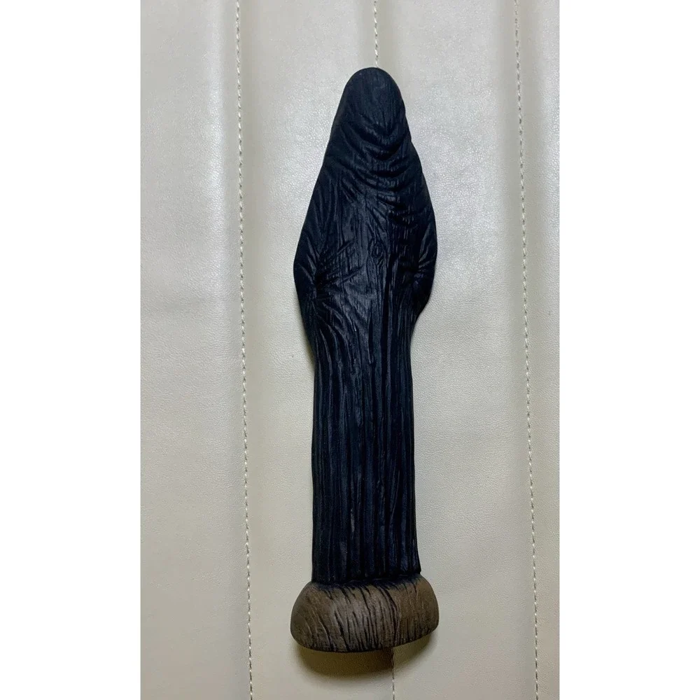 Vintage Hand Painted Ceramic Grim Reaper Figure Figurine‎ 8 1/2